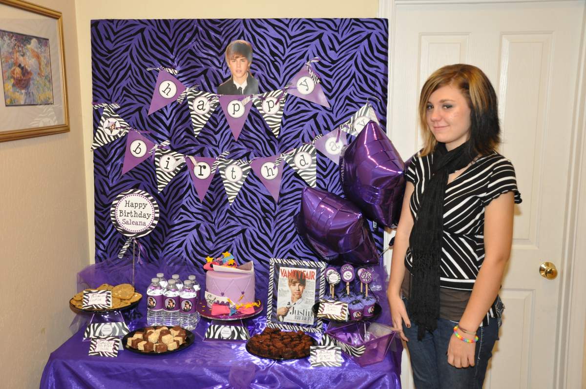 Justin Bieber Birthday Party Ideas Photo 6 Of 10 Catch My Party