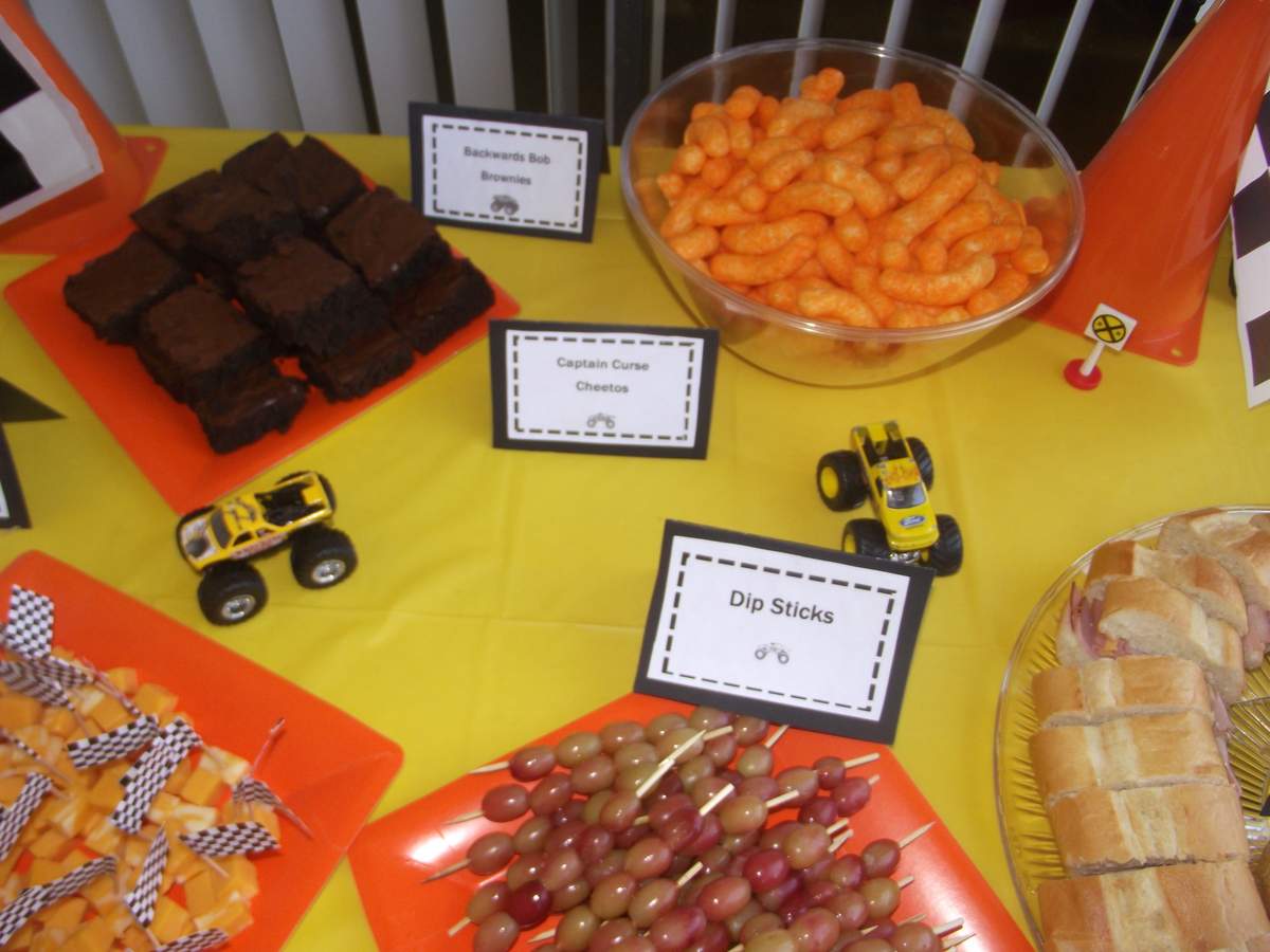 Monster Jam Birthday Party Ideas Photo 1 Of 63 Catch My Party