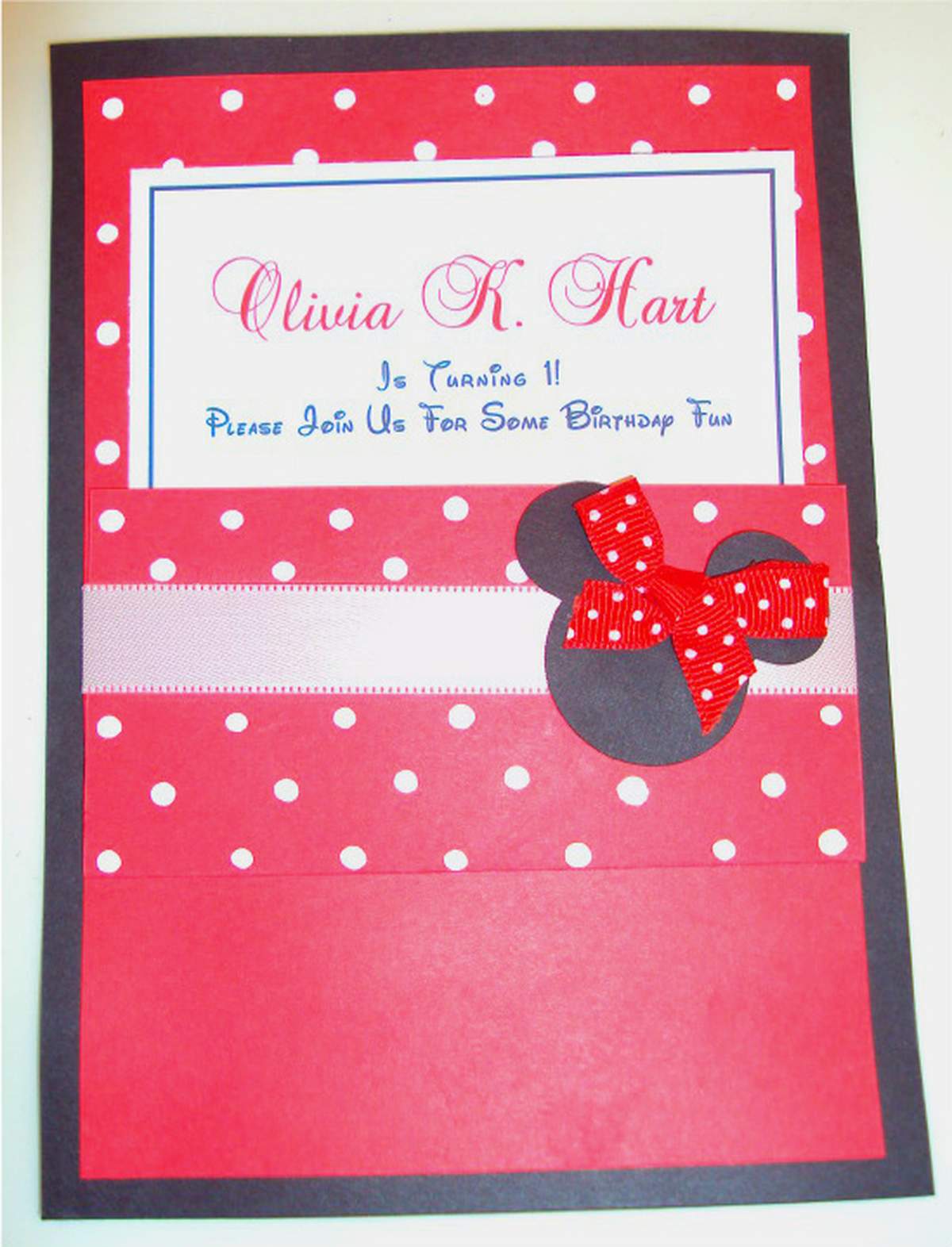 Olivias 1st Birthday - Minnie Mouse