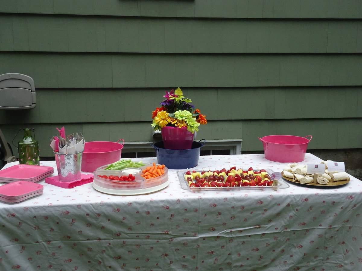 Flower Power Birthday Party Ideas Photo 12 of 16 Catch My Party