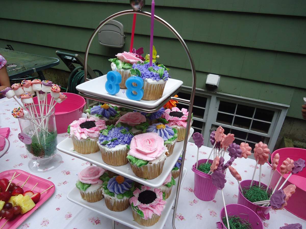 Flower Power Birthday Party Ideas Photo 12 of 16 Catch My Party