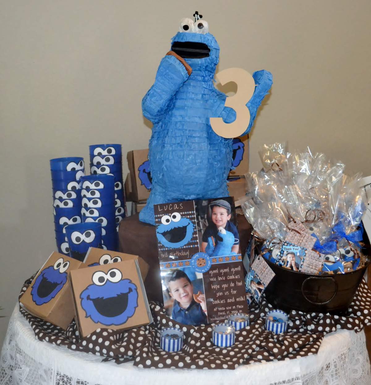 Cookie Monster Birthday Party Ideas Photo 1 Of 29 Catch My Party