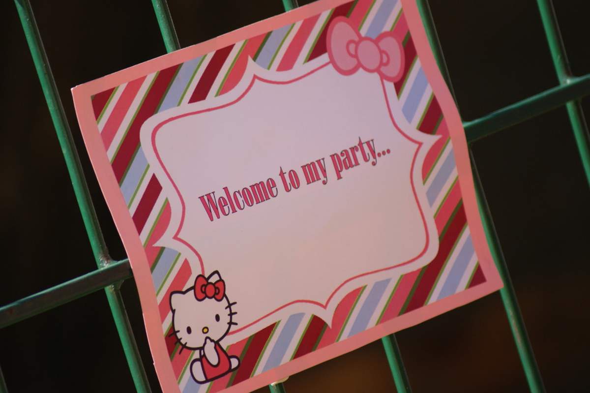 Skylar's First Birthday Party - Hello Kitty