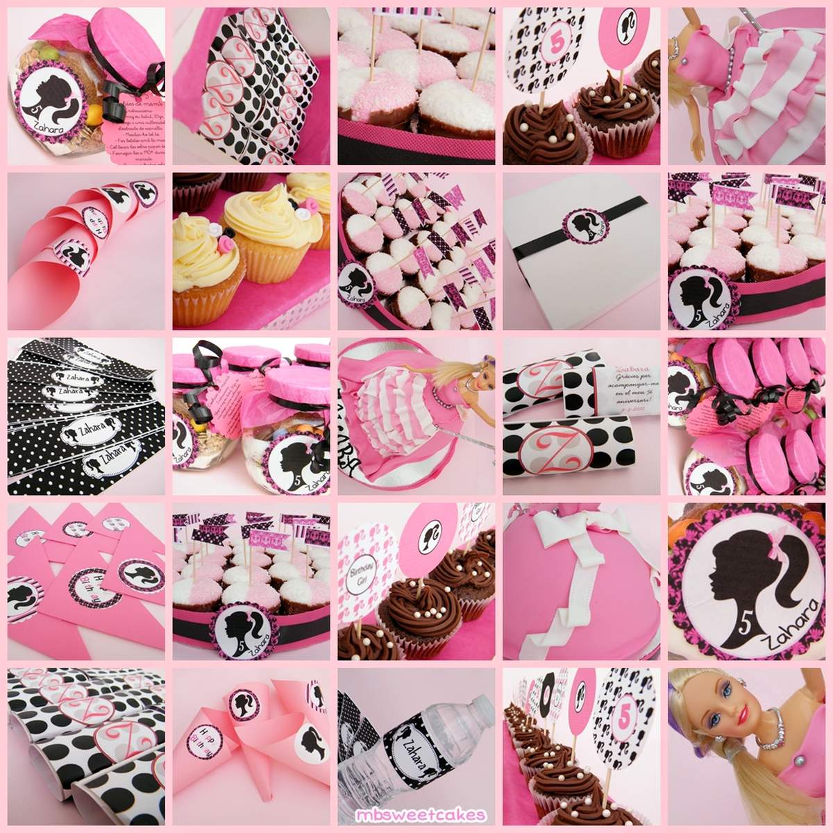 Barbie 5th birthday party - None