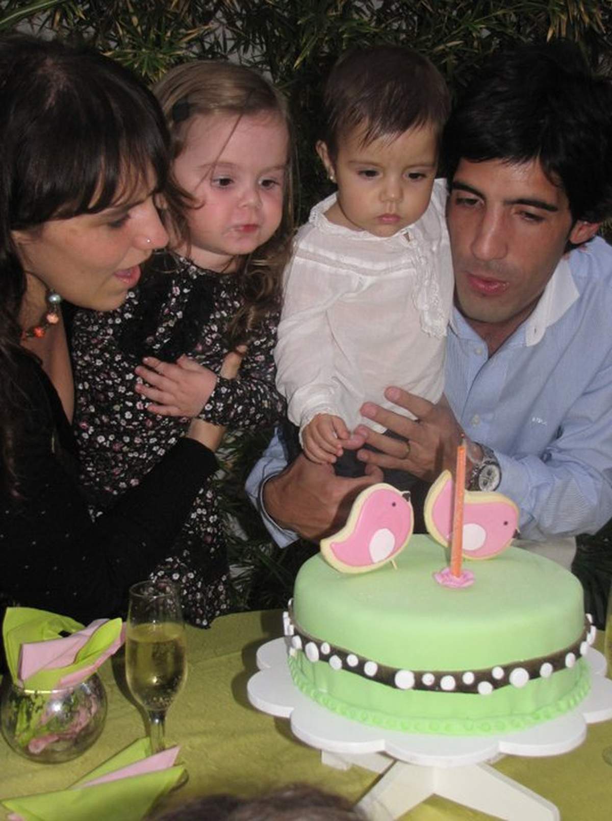 Baptism and First Birthday Delfina - Party Green and Pink