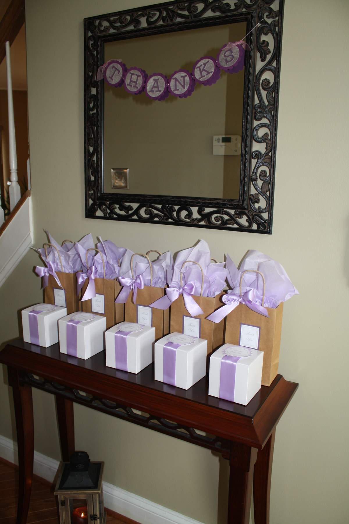Purple and Flowers Baby Shower Party Ideas Photo 1 of 31 Catch My Party