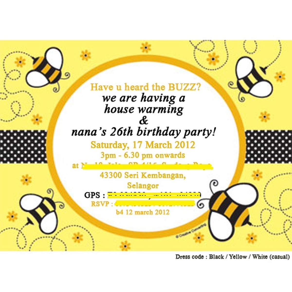 NanArez's Housewarming & Nana's 26th Beeday - Queen Bee 