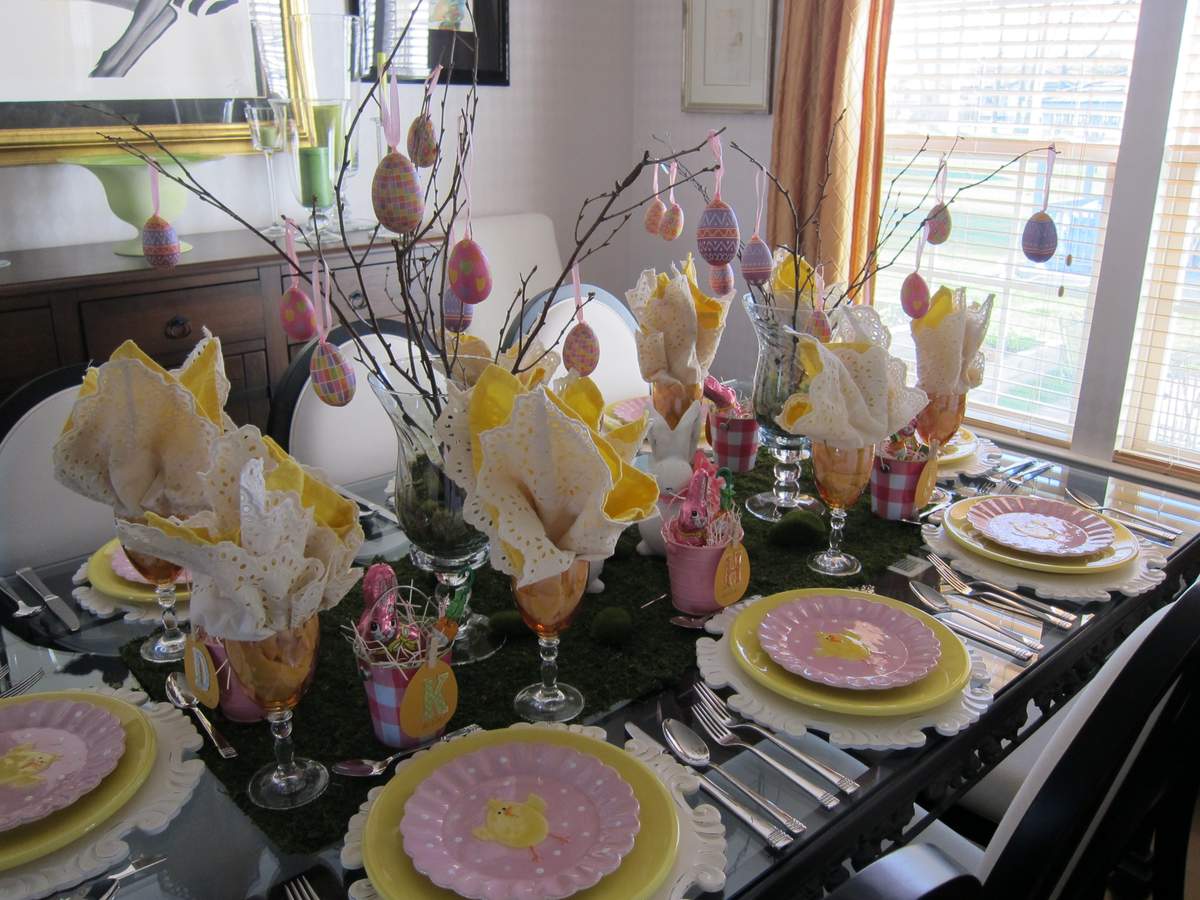 A Hoppin' Brunch - Easter polka dots and peeps