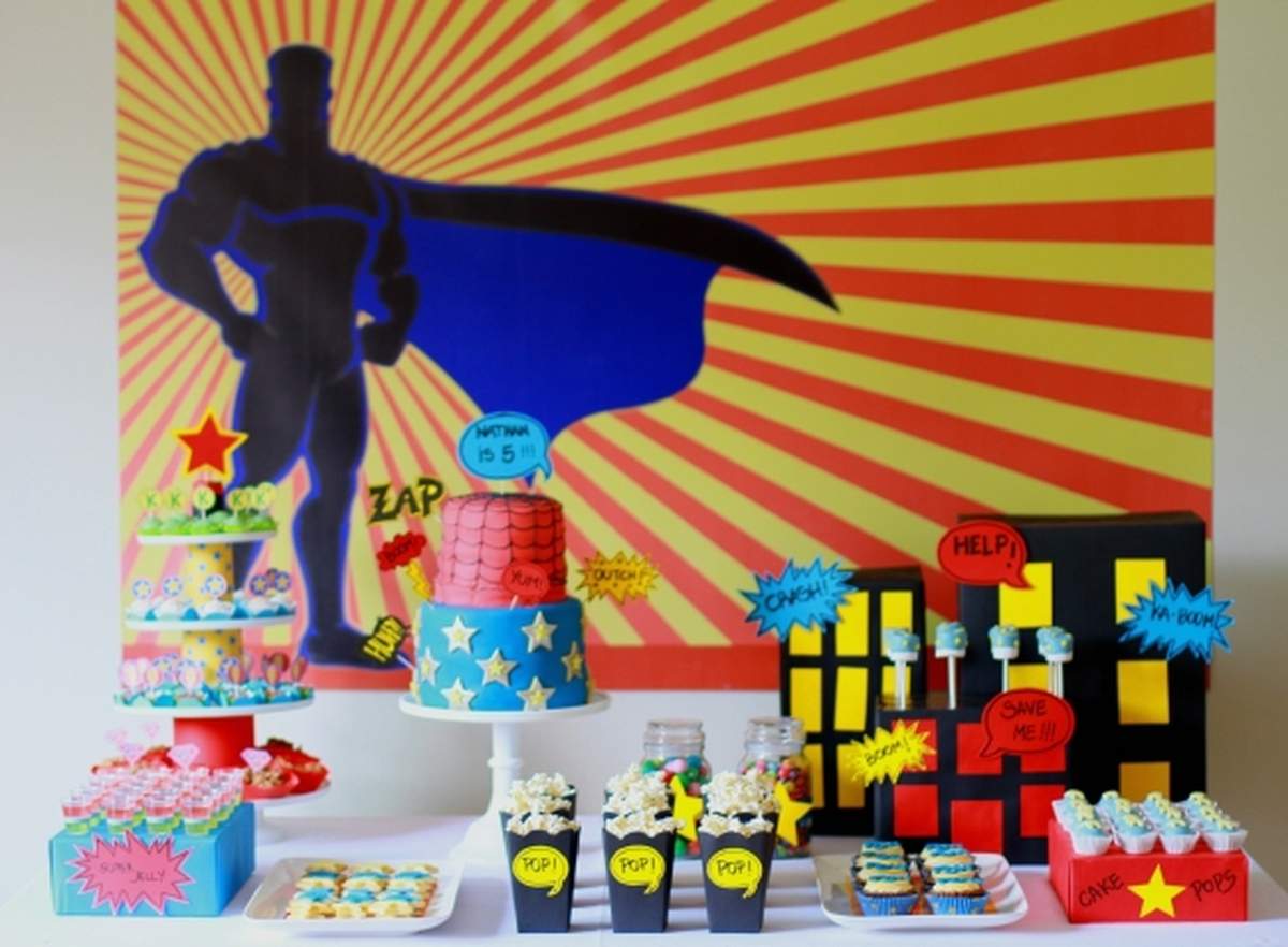 Superheroes!!! Birthday Party Ideas Photo 1 of 14 Catch My Party