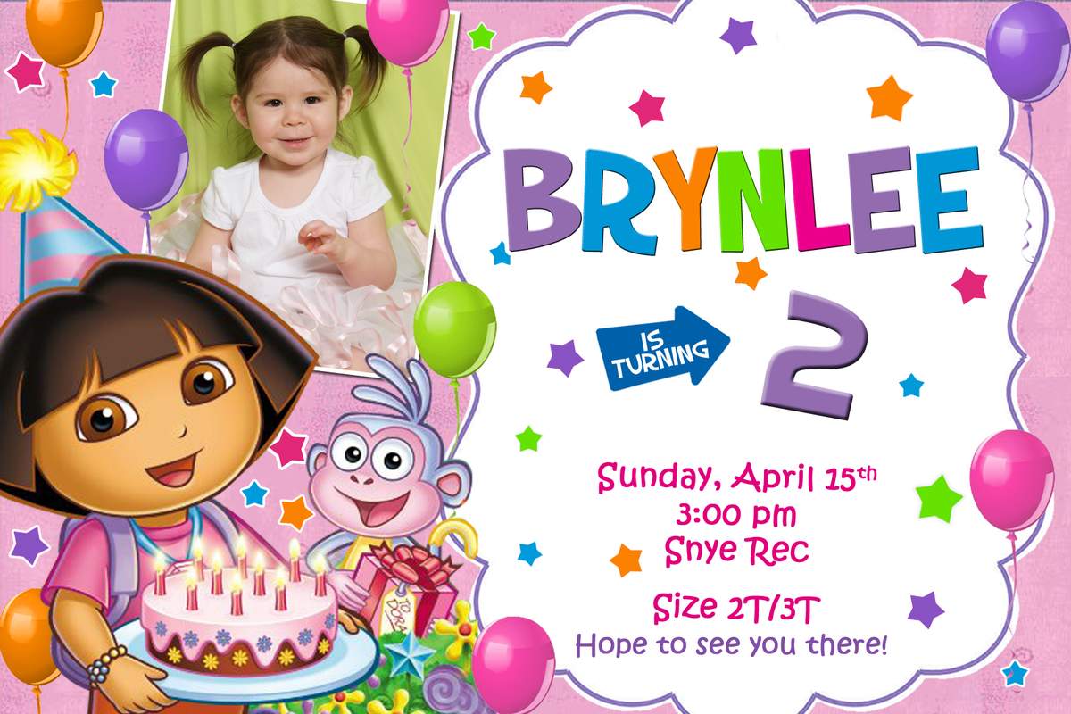 Brynlee turns 2!!! - Dora Themed Party