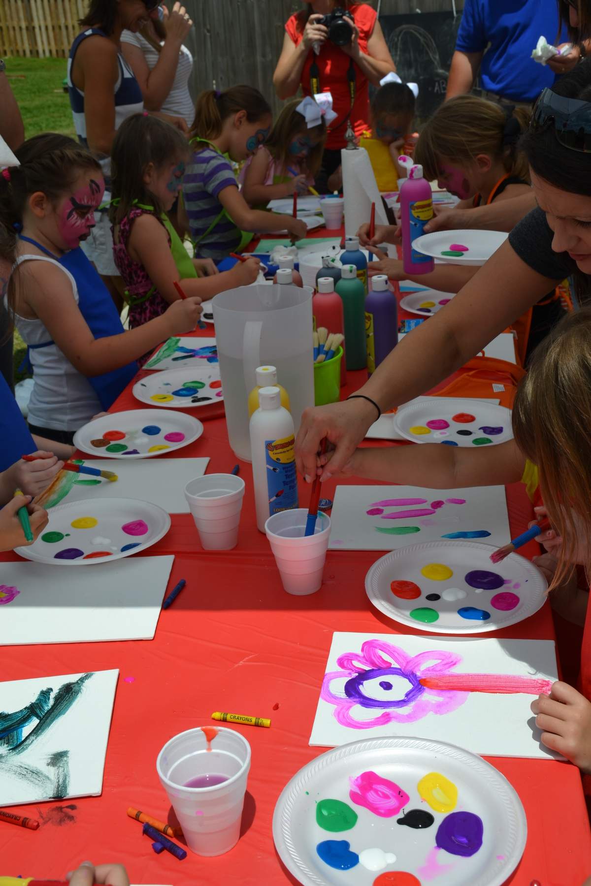 Art/Painting Birthday Party Ideas Photo 22 of 48 Catch My Party
