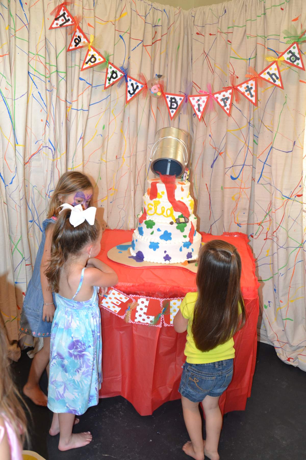 Art/Painting Birthday Party Ideas Photo 22 of 48 Catch My Party