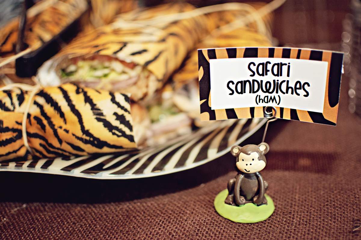 Zoo Birthday Party Ideas Photo 14 of 53 Catch My Party