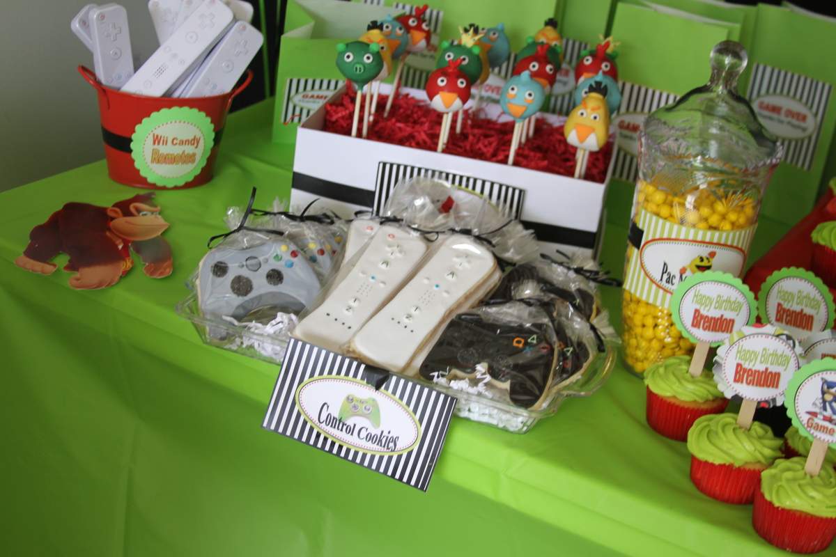 video games Birthday Party Ideas Photo 11 of 24 Catch My Party