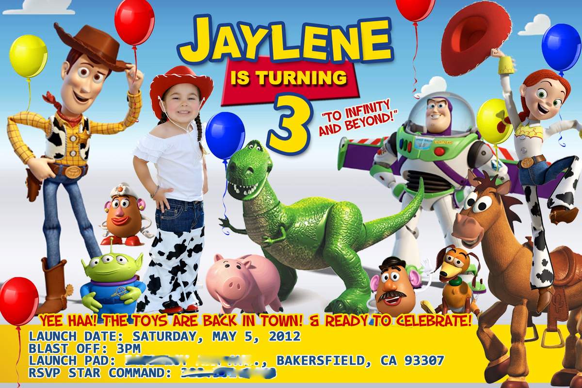 Jaylene's 3rd Birthday! - Toy Story 3