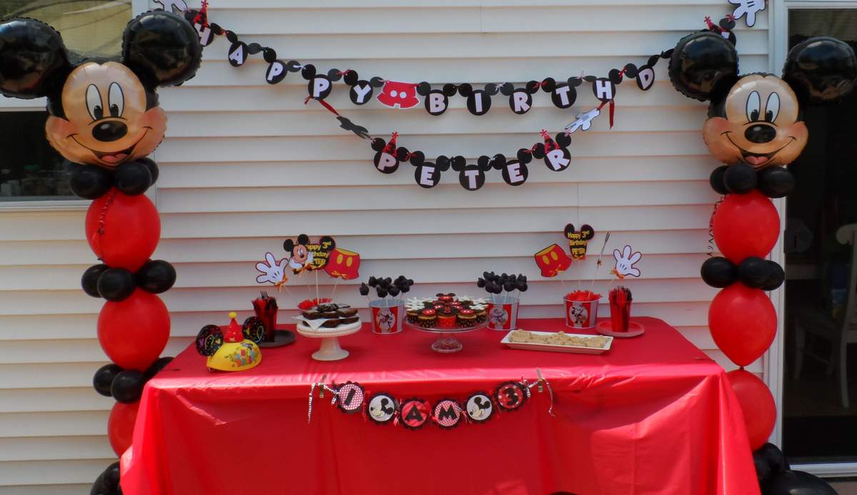 Peter's 3rd Birthday Celebration - Mickey Mouse