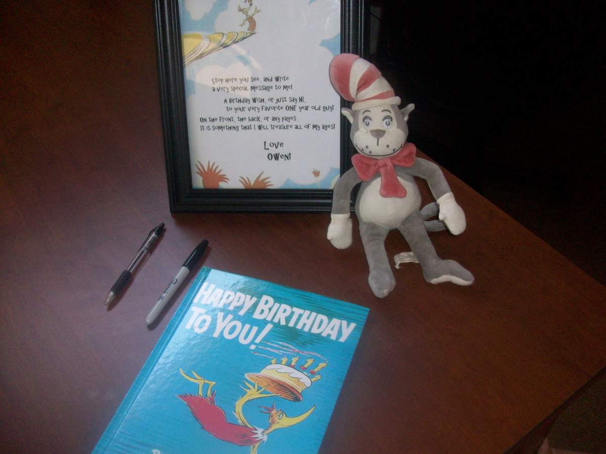 Owen's 1st Birthday - Dr Seuss