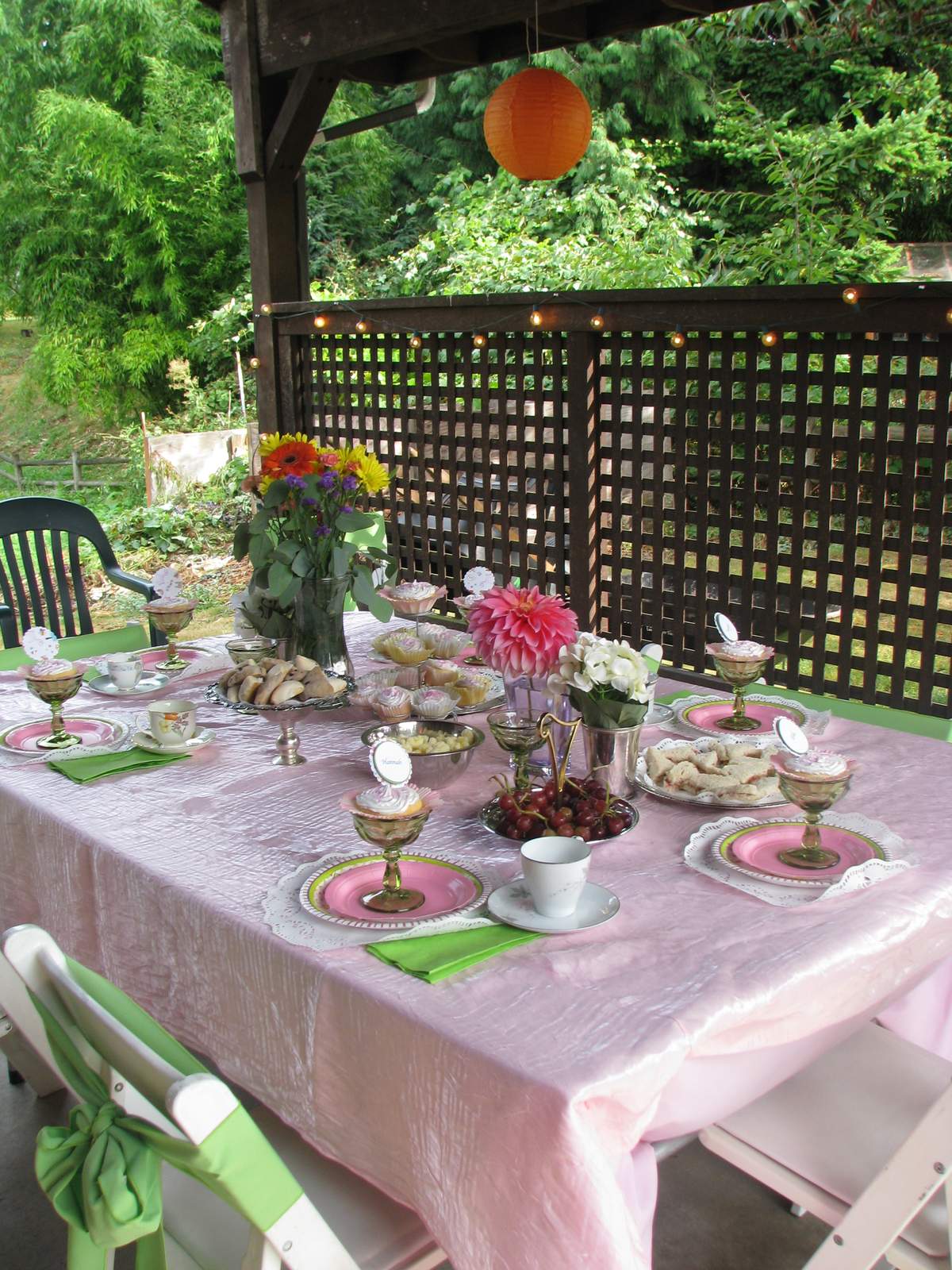 Sydney's birthday Tea - A Tea Party in the Park
