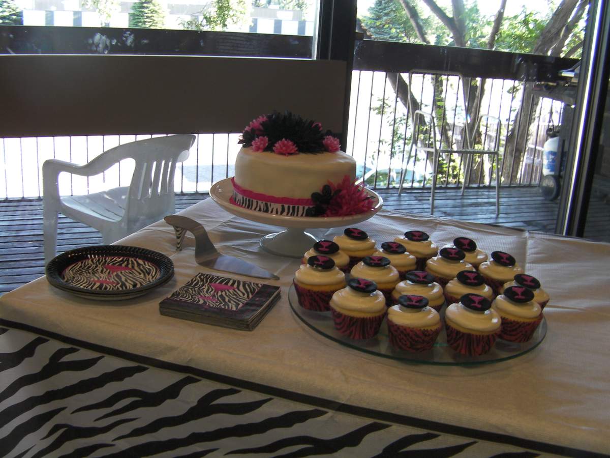 Trish's Bridal Shower - Hot Pink with Zebra Print