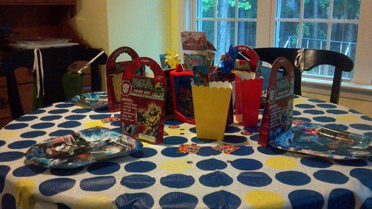 Bruce's 3rd Birthday - Transformers 