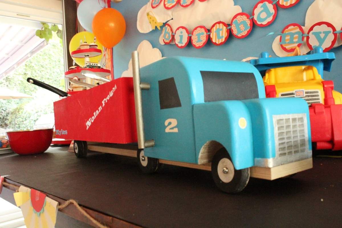 All About Trucks Birthday Party Ideas Photo 7 of 16 Catch My Party