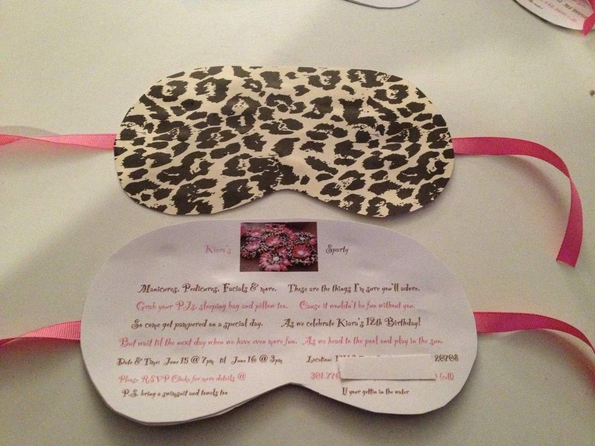 Kiara's Cheetah-licious Sparty - Homemade Spa Salon