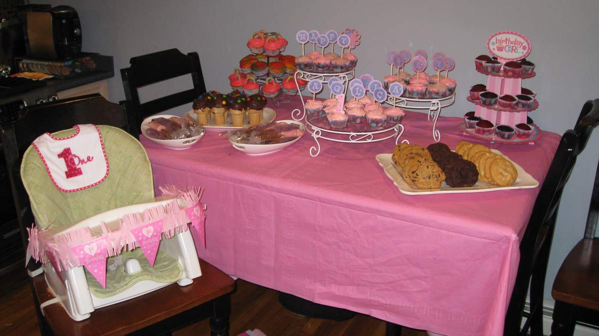 Angelicas 1st Birthday Party - Cupcakes!