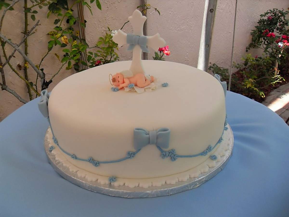 aiden's baptism - light blue and white 