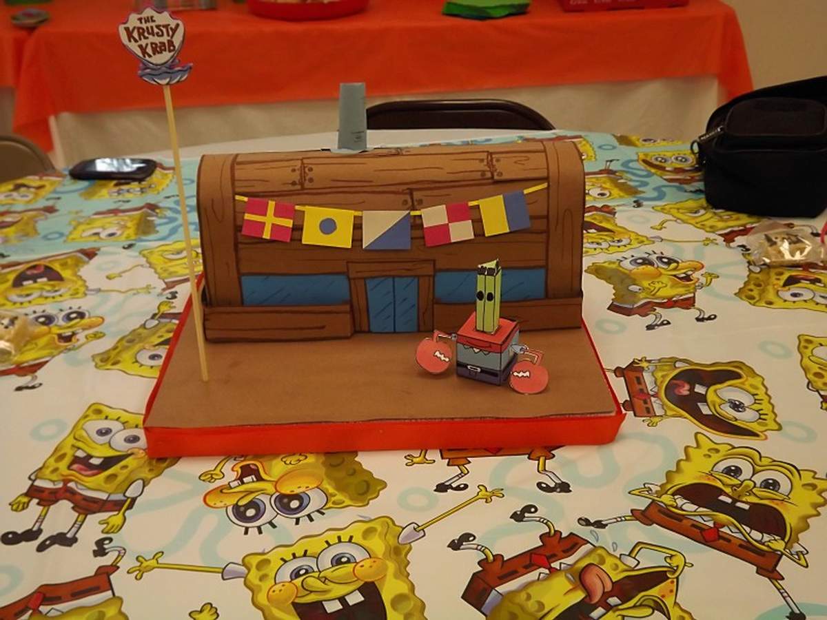 aiden 2nd birthday - Spongebob Square Pants