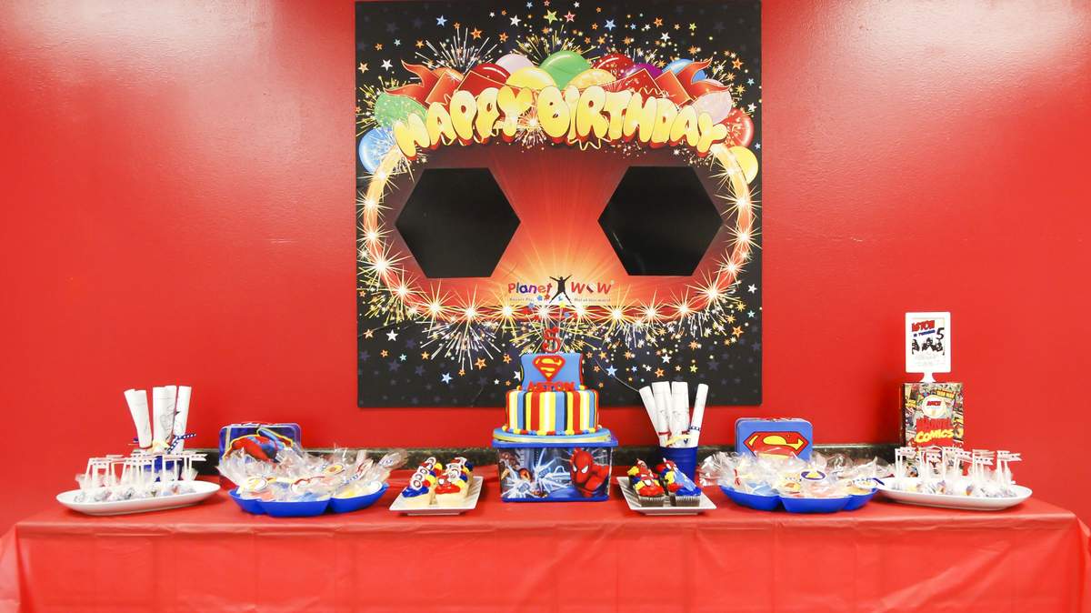 Aston's 5th Superhero Birthday Party - Superheroes!!!