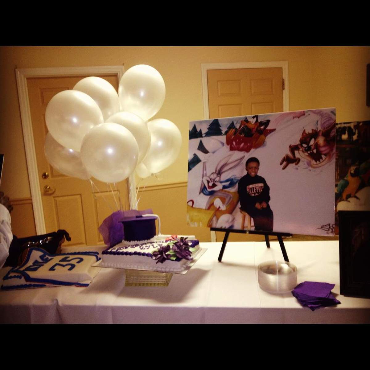 A Fabulous Graduation Celebration!! - Purple & White 