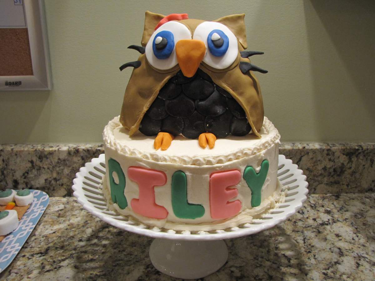 Owl party for Riley's first - Owl