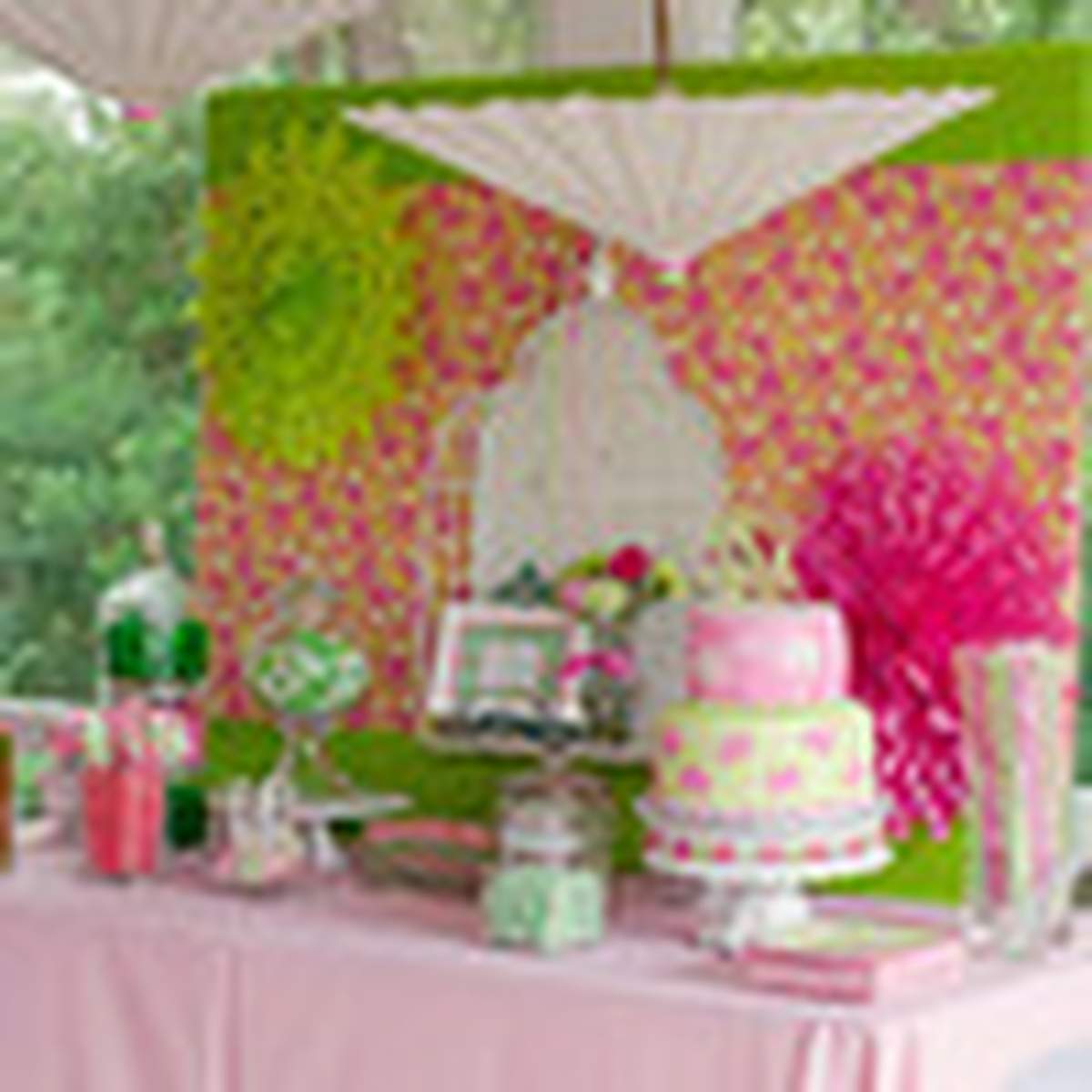 Lilly Pulitzer Garden party / Birthday "Susan's 40 and Fabulous