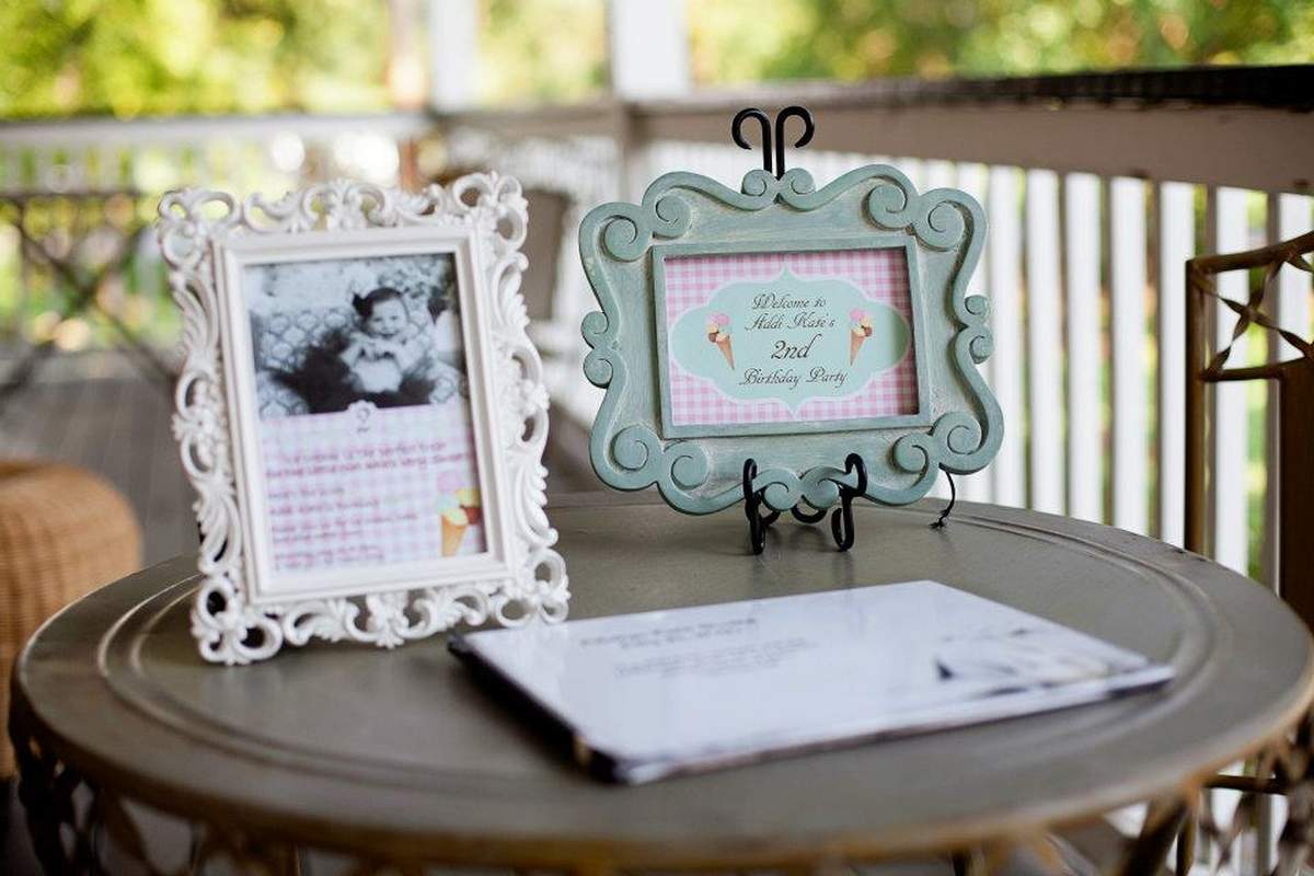 Vintage Ice Cream Shop Birthday - Vintage Ice Cream Shop