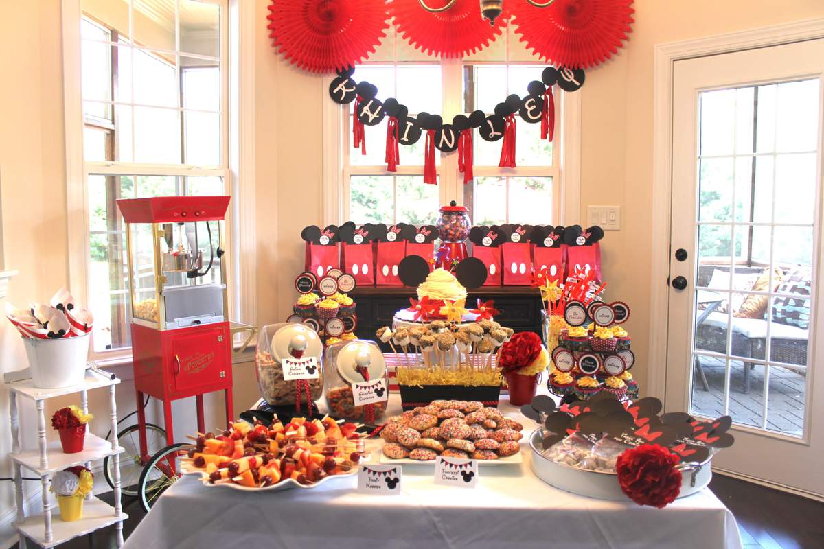 Mickey Mouse 2nd Birthday Party - Minnie Mouse Polka dots