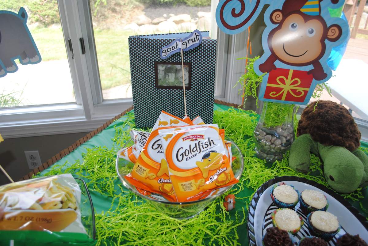 Zoo Birthday Party Ideas Photo 6 of 8 Catch My Party