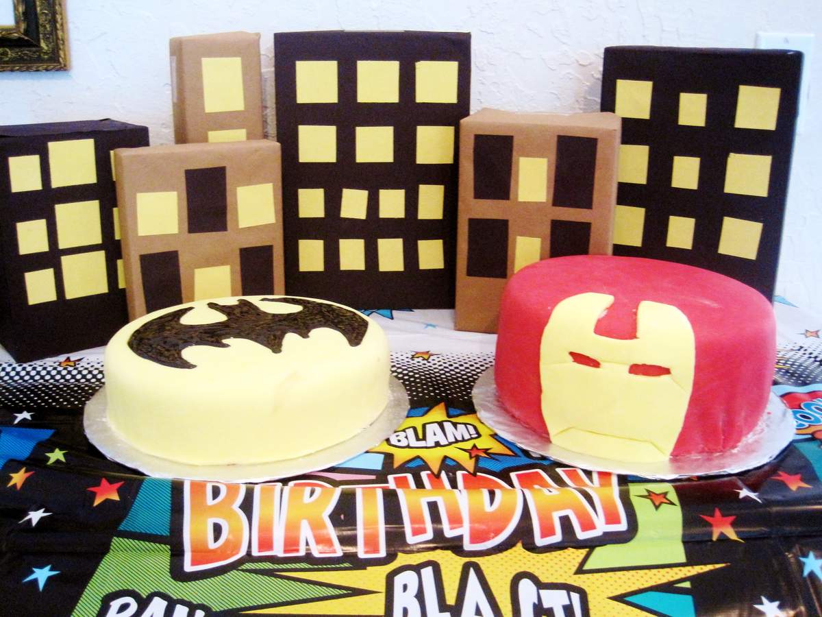SuperHero Pool Party - Casey's 8th Birthday - SuperHeroes 