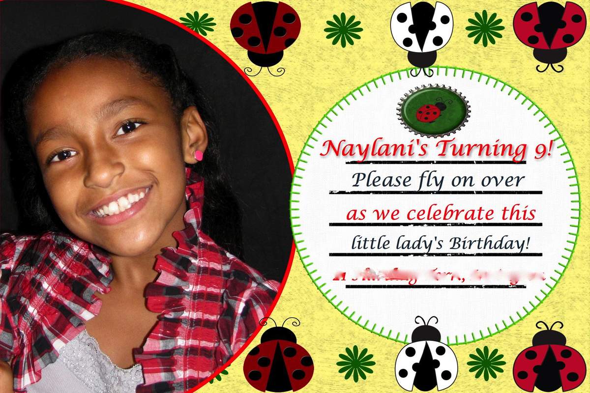 Lil' lady's Lady Bug Party - None