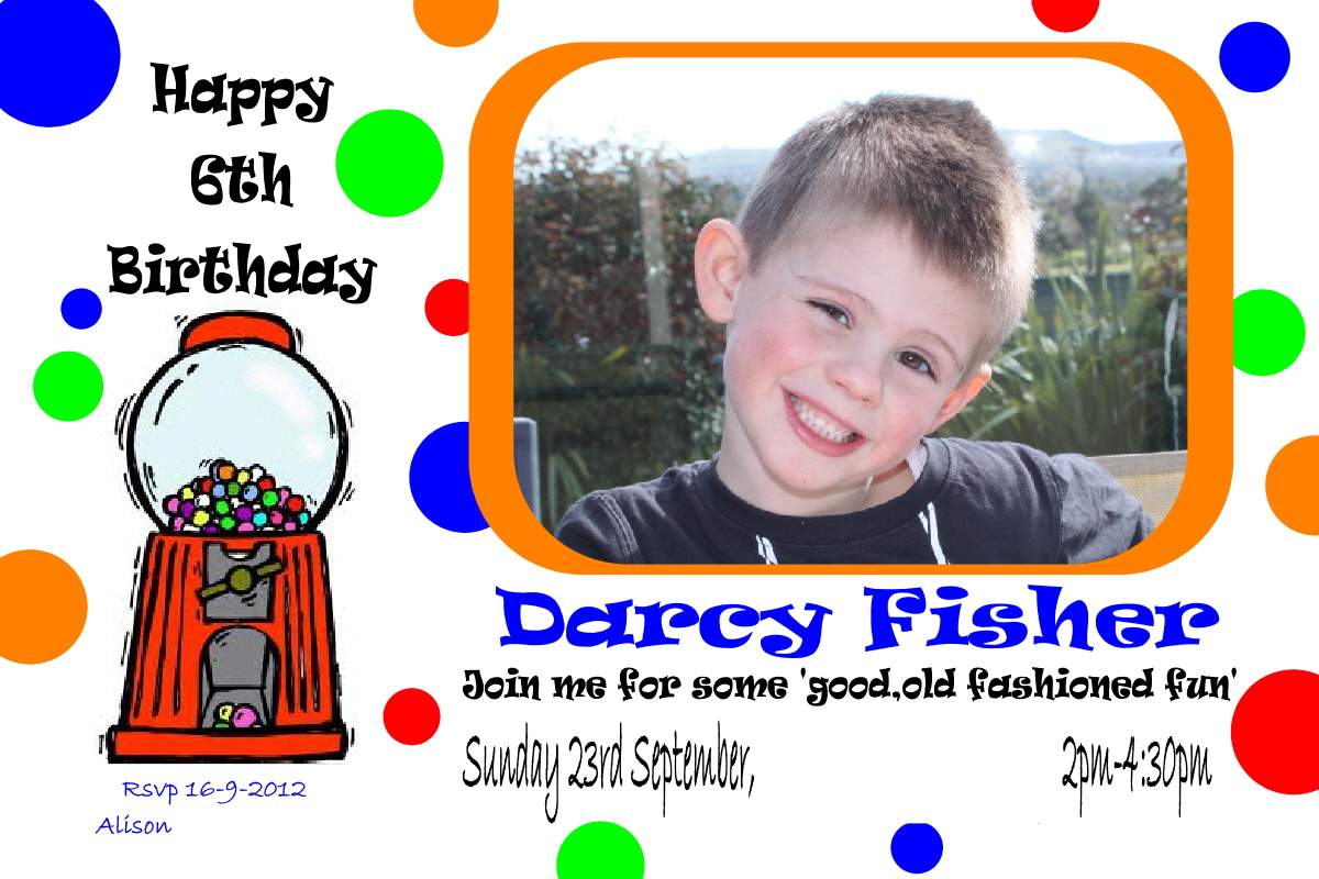 DARCY'S 6TH BIRTHDAY GUMBALL PARTY - GUMBALLS