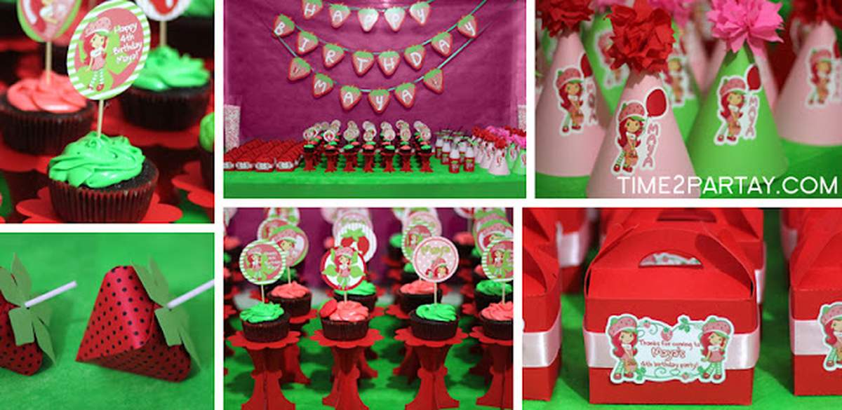 Strawberry Shortcake 4th Birthday Party - Strawberry Shortcake