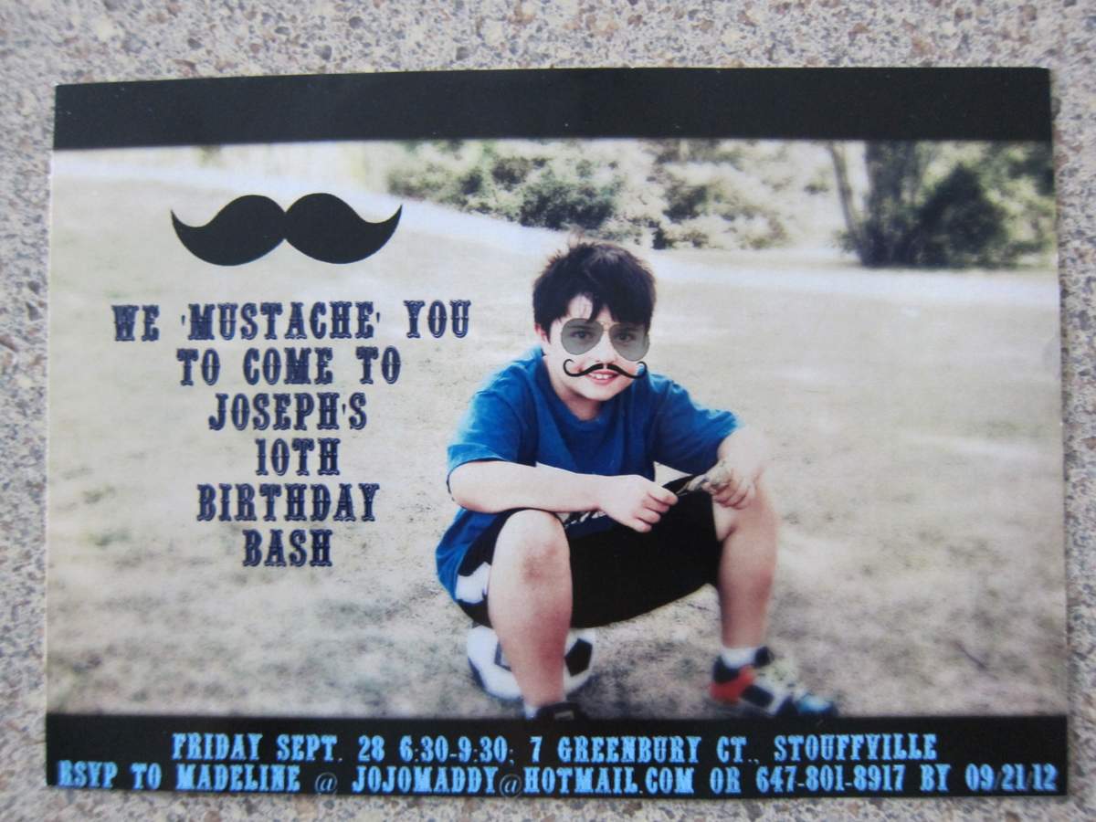 We MUSTACHE You To Party - mustache party 