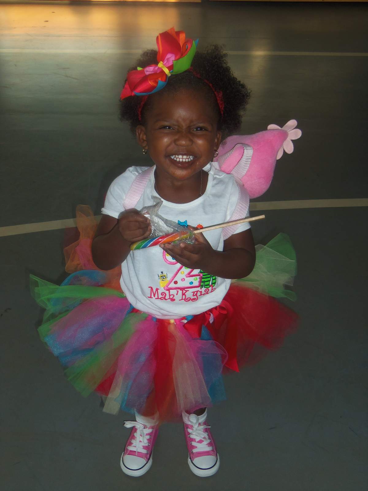 Mah'Kyiah 2nd BIRTHDAY - Yo Gabba Gabba and Rainbow Colors