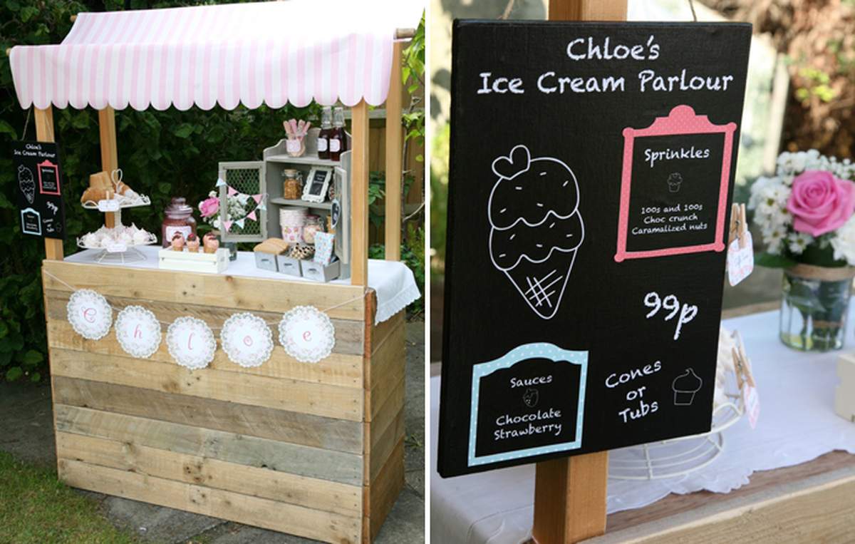 Ice Cream Party / Birthday "Ice Cream Birthday Party" Catch My Party