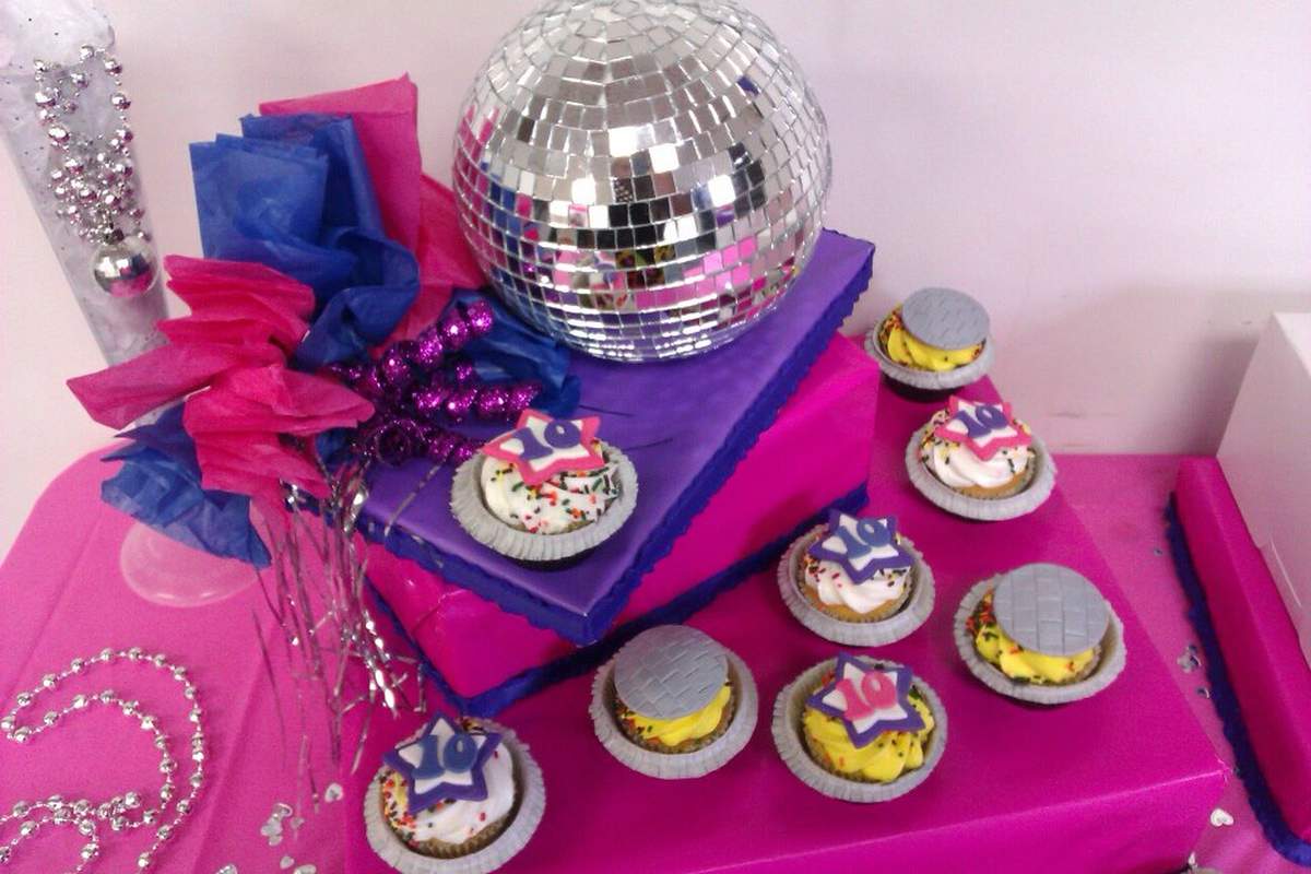 Dance Party - Disco Ball, Pink/Blue/Purple, My daughter 