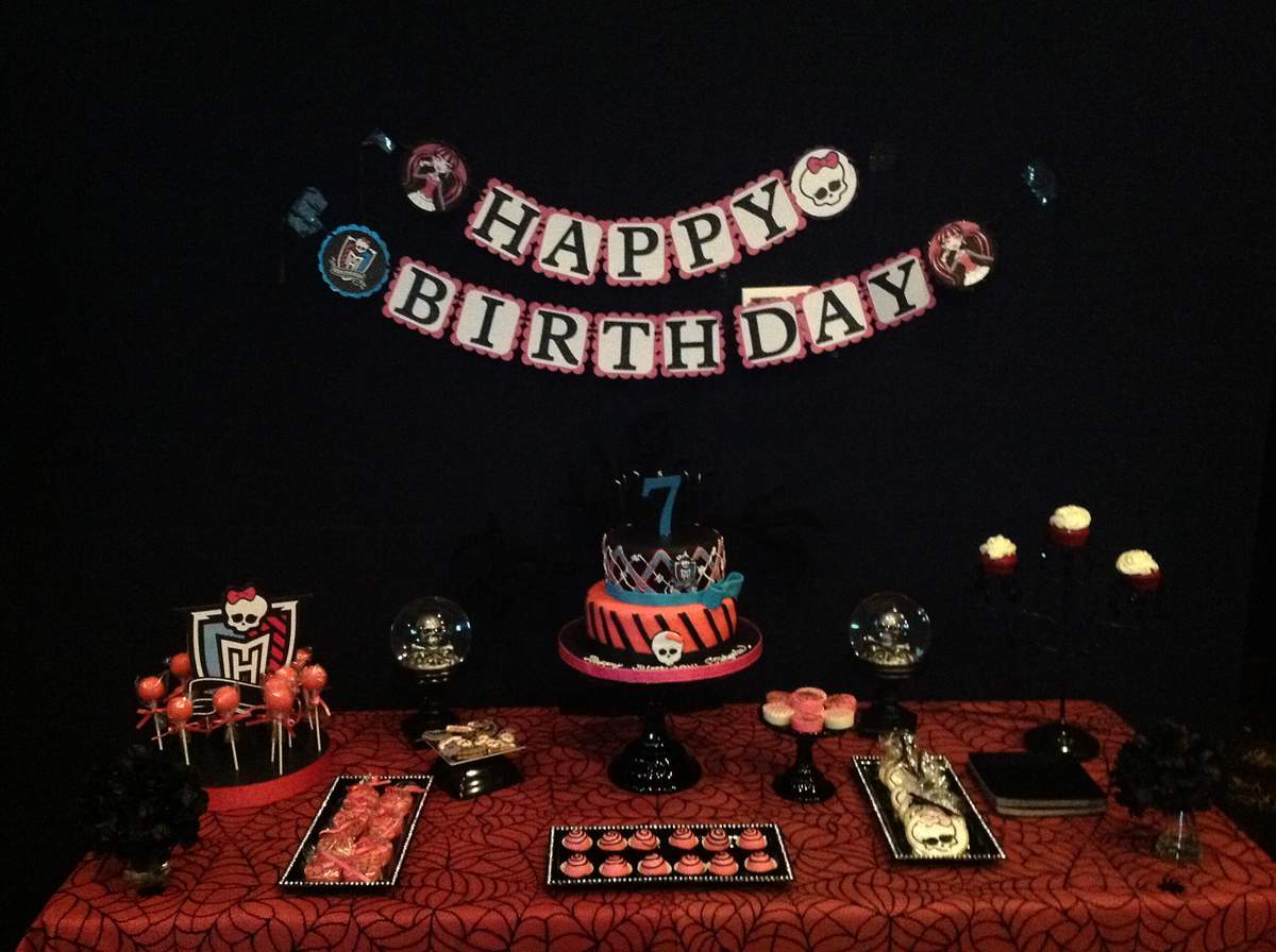 Monster High Birthday Party - Monster High