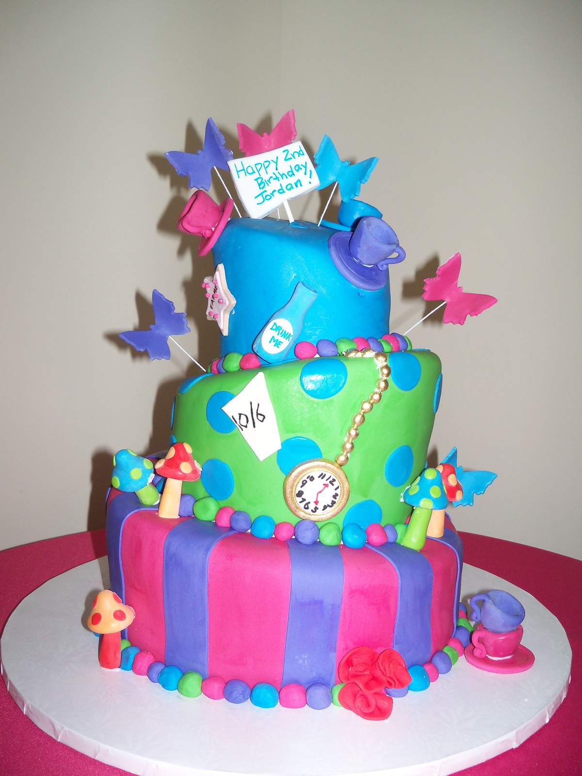 Jordan's 2nd Unbirthday Party - Alice in Wonderland, Mad Tea Party