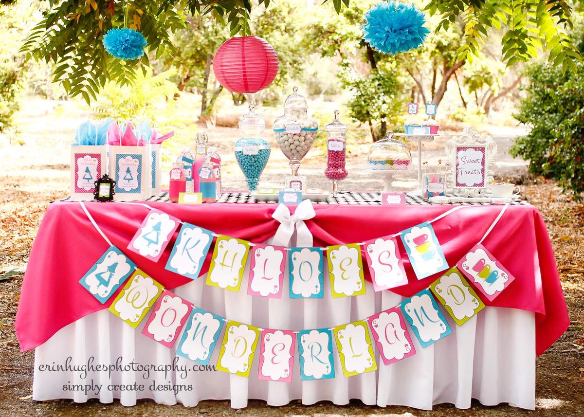 Khloe's Birthday - A Whimsical Alice in Wonderland