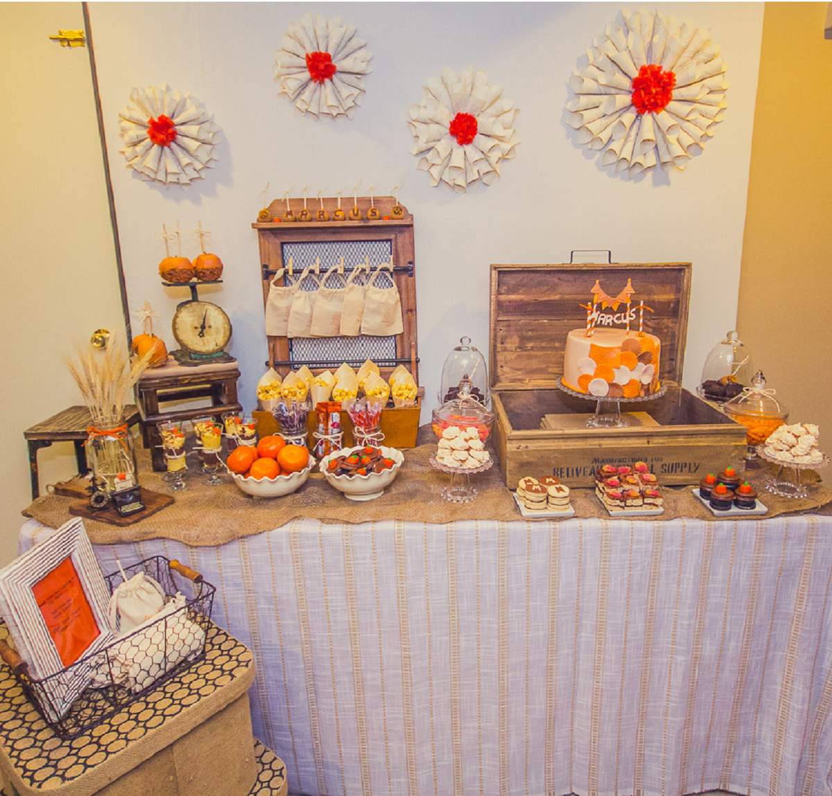 Fall Birthday Party Birthday Party Ideas Photo 2 Of 22 Catch My Party