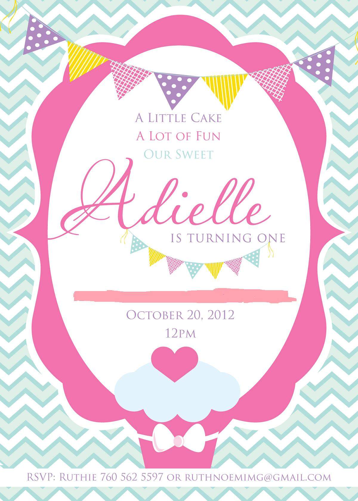 Adielle's 1st Birthday - Cupcakes, and Sweet Treats