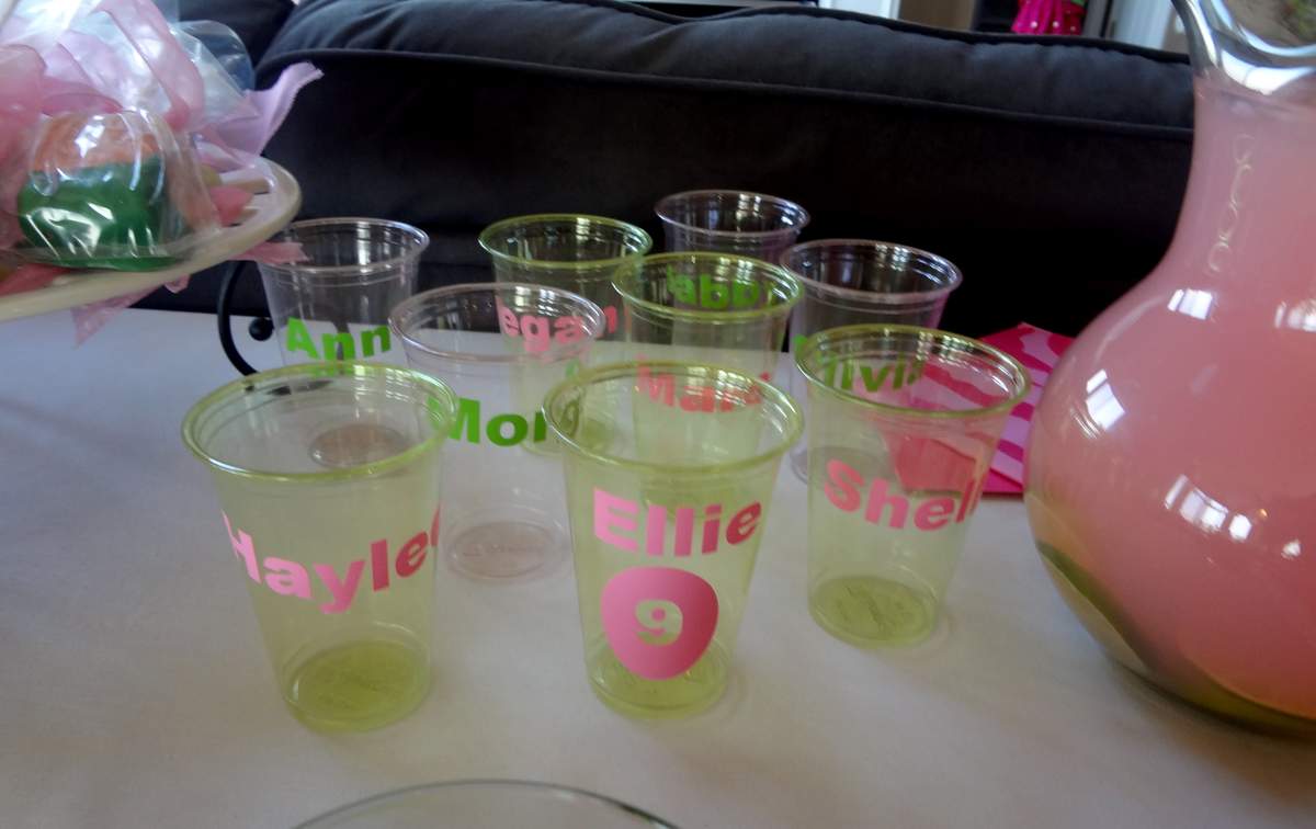 Pink and Green Party! Birthday Party Ideas Photo 1 of 9 Catch My Party